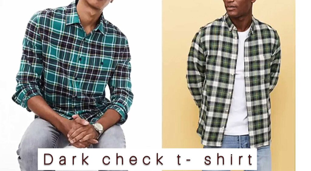 Dark-check-t-shirt-1024x565 9 Top best dressing sense for dark men