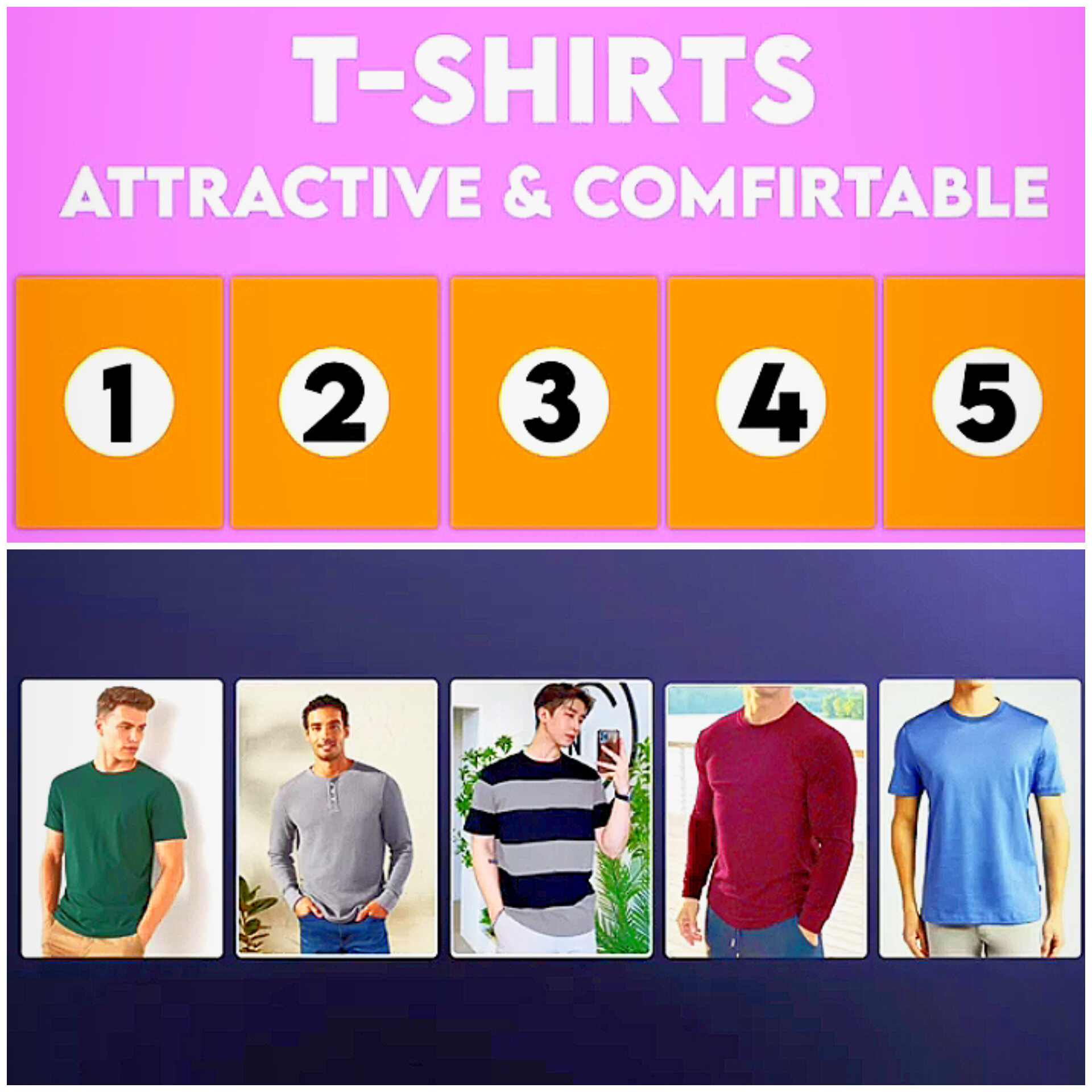 Top 5 stylish men’s t-shirts best stylish men t-shirt