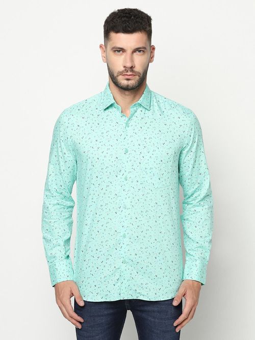 Mint-Green-Floral-Shirt 6 Best Floral shirts for guys